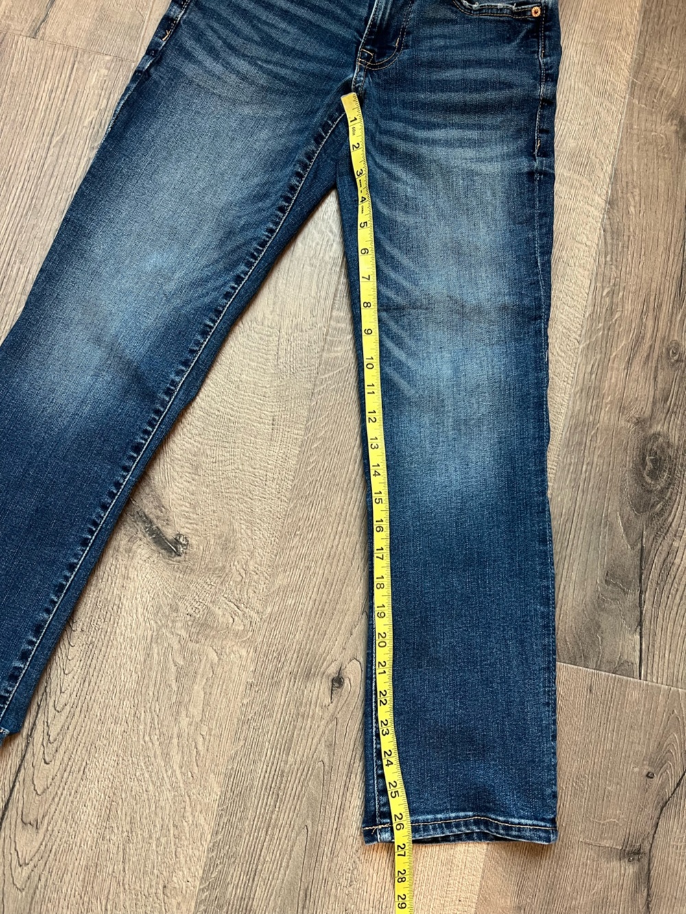 Aeropostale mid rise Straight leg blue Jeans - Picture 7 of 8